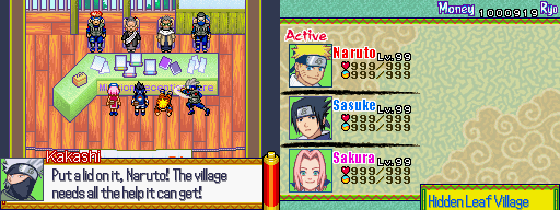 Naruto RPG 2: Chidori Vs Rasengan screenshot