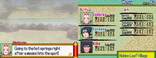 Naruto RPG 2: Chidori Vs Rasengan screenshot