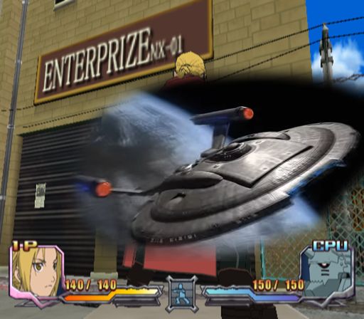 The warehouse district has a hidden sign naming the ship of Star Trek: Enterprise (which would still have been airing during development). We didn’t put that there (or change the Z).