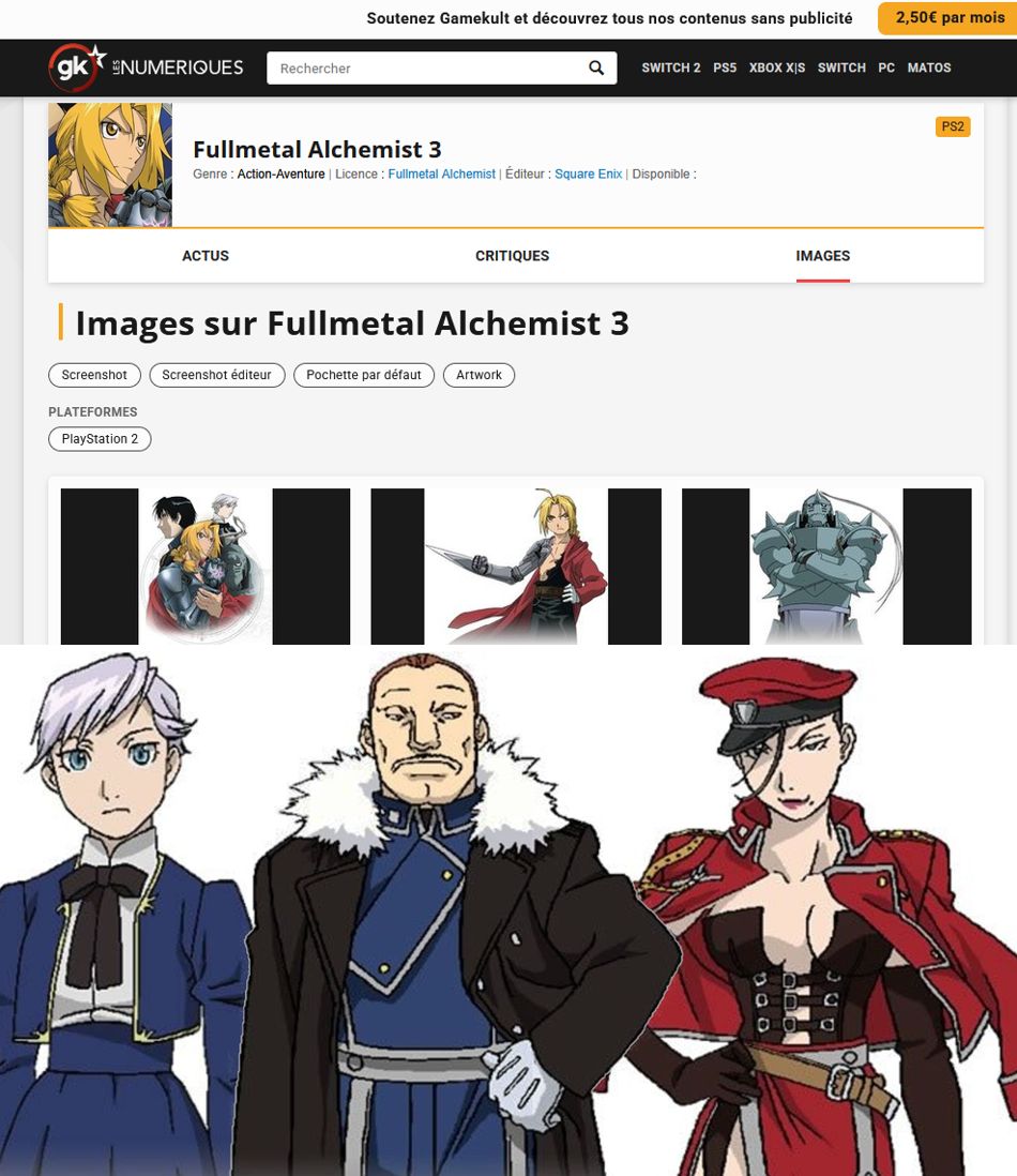 Random French website has a decent chunk of the assets of the game website saved. This includes prerelease screenshots, wallpapers and character profile pictures that Wayback Machine didn’t catch.